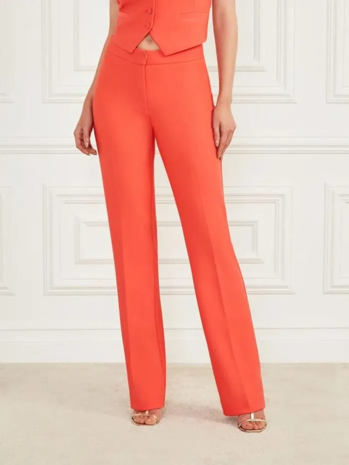 Women Bottoms Marciano Jacqueline Pant Vivacious Coral