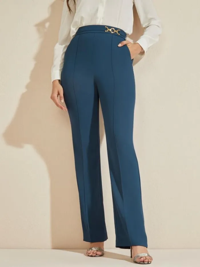 Women Bottoms Marciano Maryam Pant Secret Blue