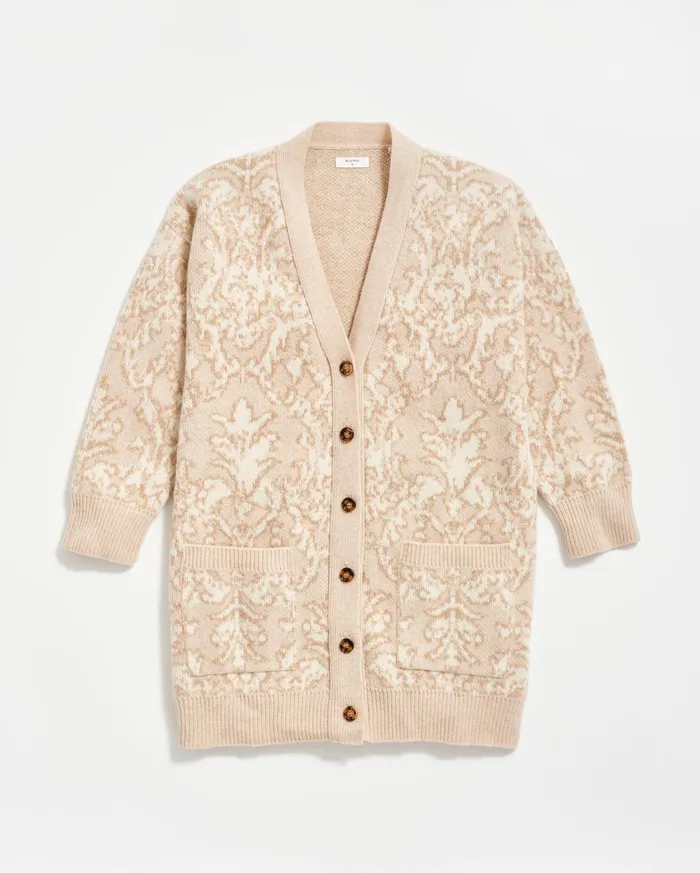 Women Boyfriend Cardigan Ivorybeige Billy Reid Sweaters and Knits