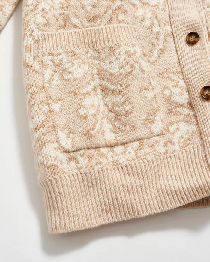 Women Boyfriend Cardigan Ivorybeige Billy Reid Sweaters and Knits