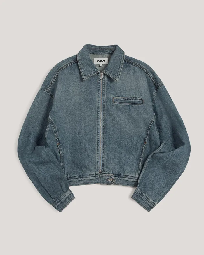 Women Burnside Jacket Indigo YMC Denim