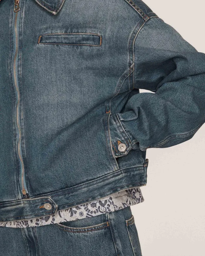 Women Burnside Jacket Indigo YMC Denim