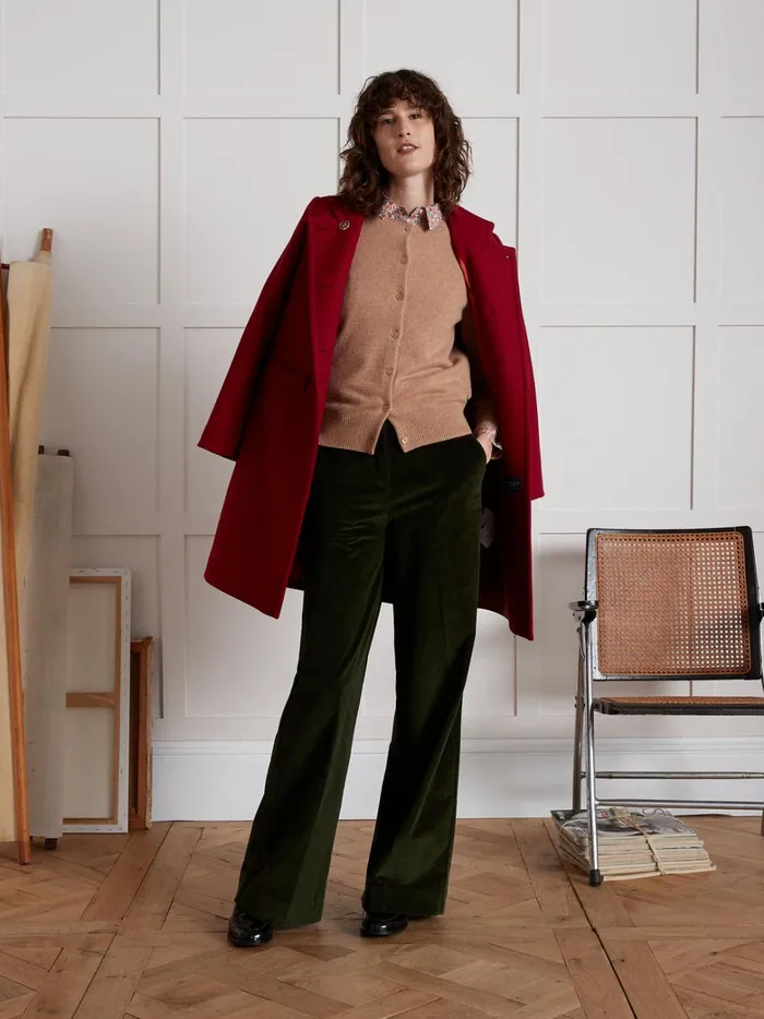 Women Clothing Cyrillus Button Cardigan 8211 The Cashmere Collection Camel