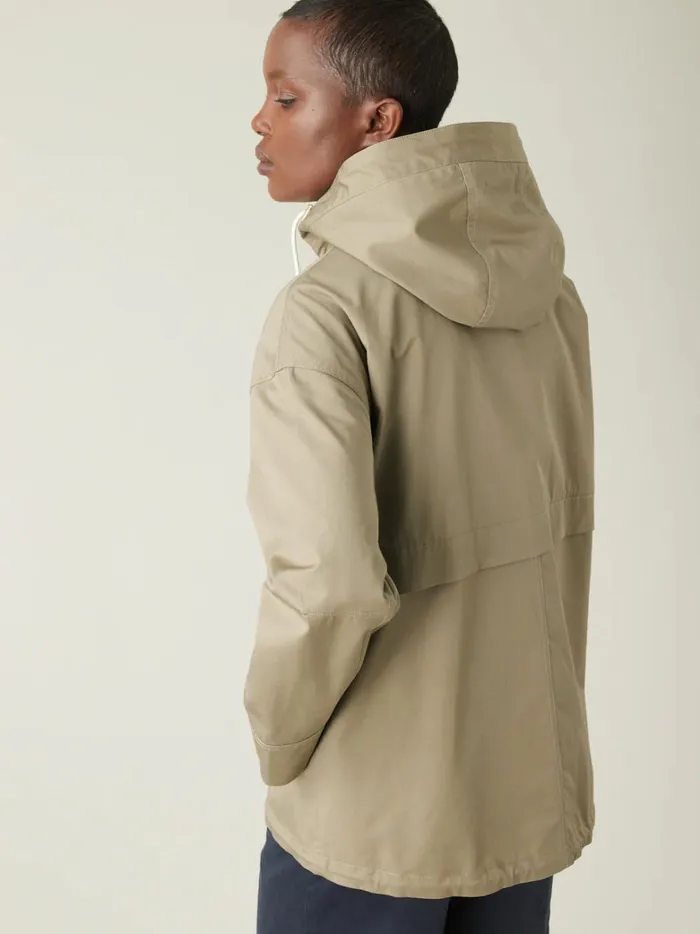 Women Clothing Cyrillus WaterRepellent Cotton Parka Thym