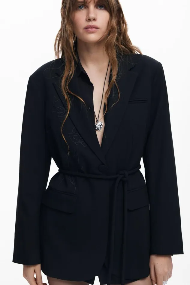 Women Coats And Jackets Desigual Adjustable Blazer