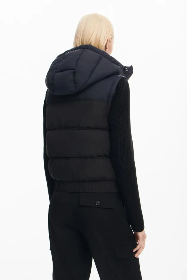 Women Coats And Jackets Desigual Combined Padded Vest
