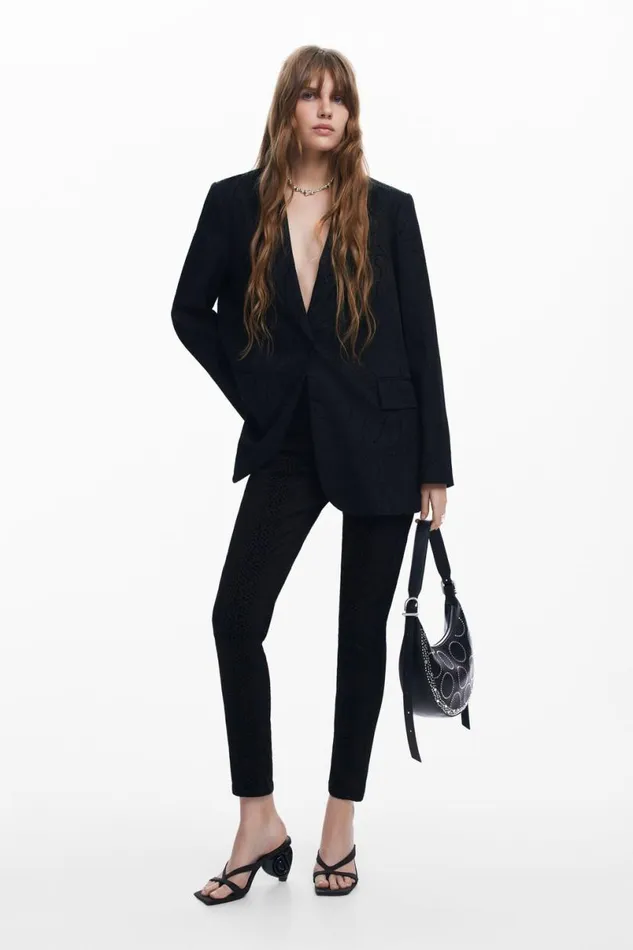 Women Coats And Jackets Desigual Lasercut Blazer