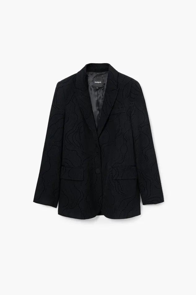 Women Coats And Jackets Desigual Lasercut Blazer