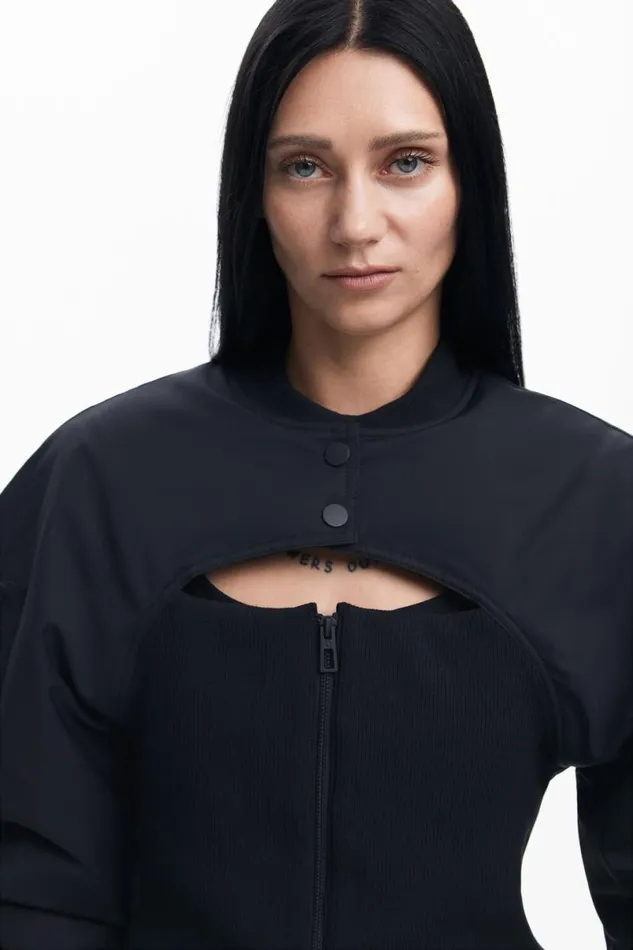 Women Coats And Jackets Desigual Maitrepierre Corsetstyle Bomber Jacket