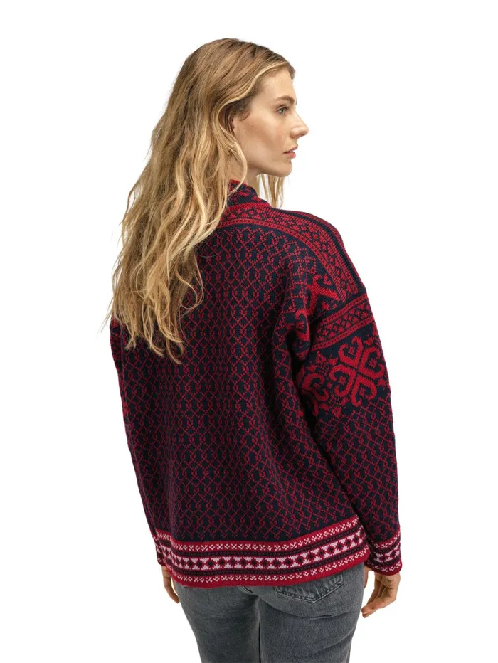 Women Dale Of Norway Halfzip Leknes Sweater