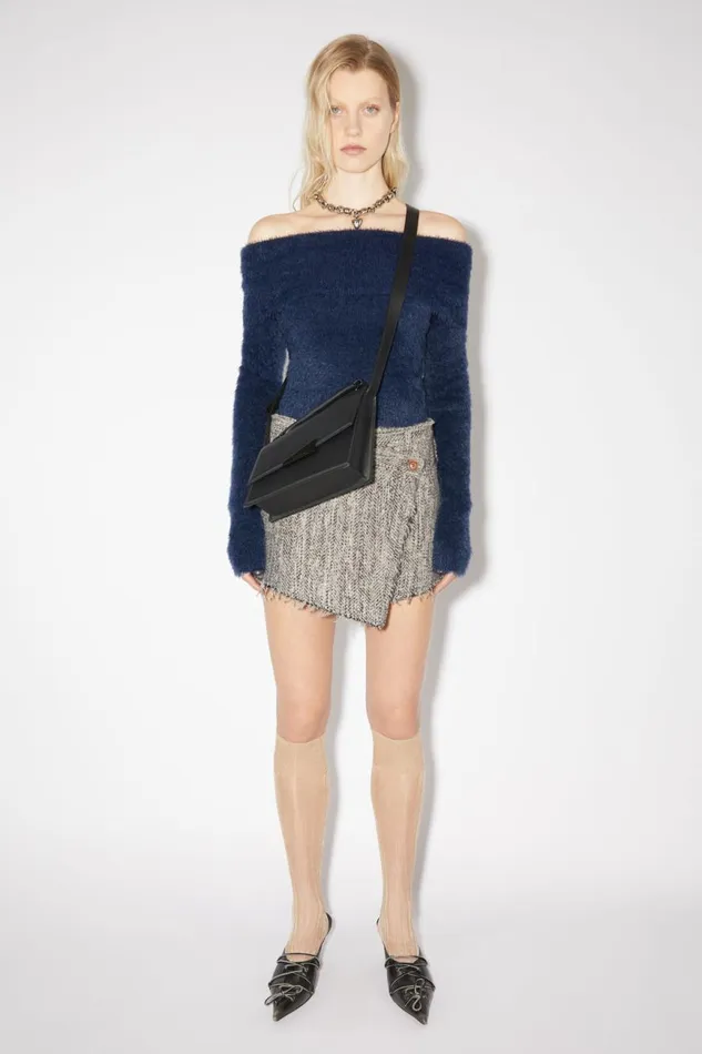 Women Distortion Mini Bag Black Acne Studios Bags