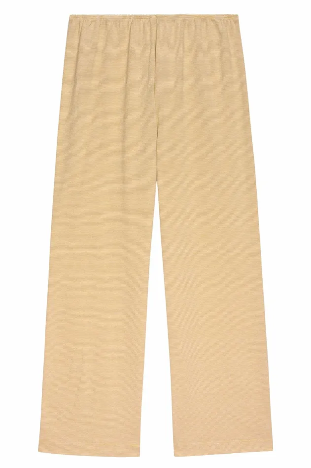 Women DONNI Bottoms The Jersey Crop Striped Pant