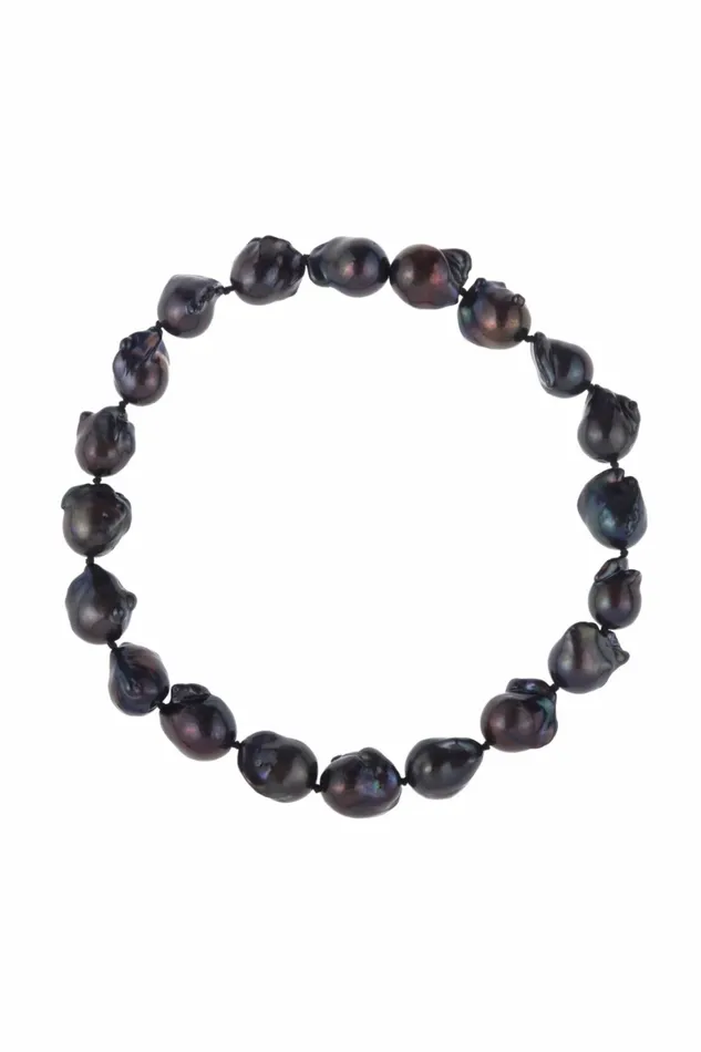 Women DONNI Jewelry The June Black Pearl Choker