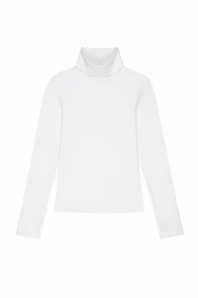 Women DONNI Tops The Baby Rib Turtleneck
