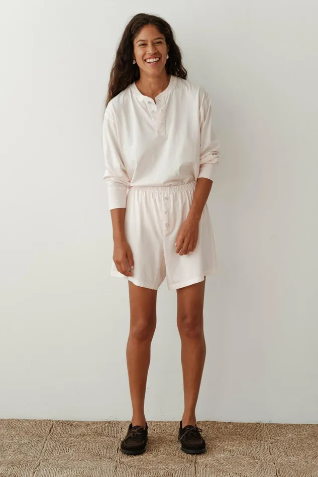 Women DONNI Tops The Jersey Henley