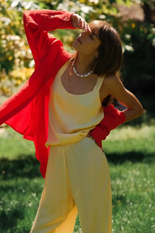 Women DONNI Tops The Silky Cami