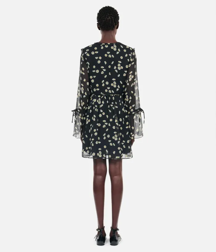 Women Dresses and Jumpsuits THE KOOPLES Printed Silk Short Dress Women Dresses and Jumpsuits THE KOOPLES Printed Silk Short Dress