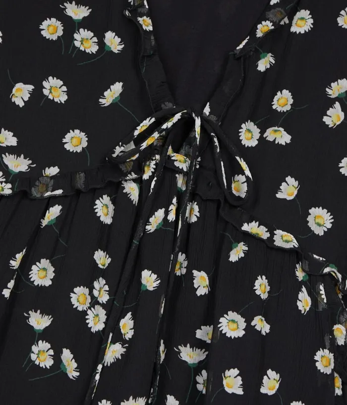 Women Dresses and Jumpsuits THE KOOPLES Printed Silk Short Dress Women Dresses and Jumpsuits THE KOOPLES Printed Silk Short Dress