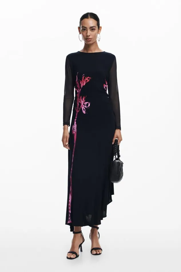 Women Dresses And Jumpsuits Desigual Asymmetric Long Lily Dress