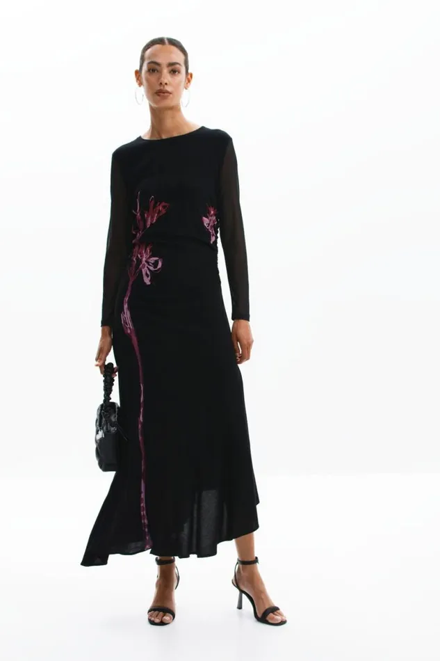 Women Dresses And Jumpsuits Desigual Asymmetric Long Lily Dress