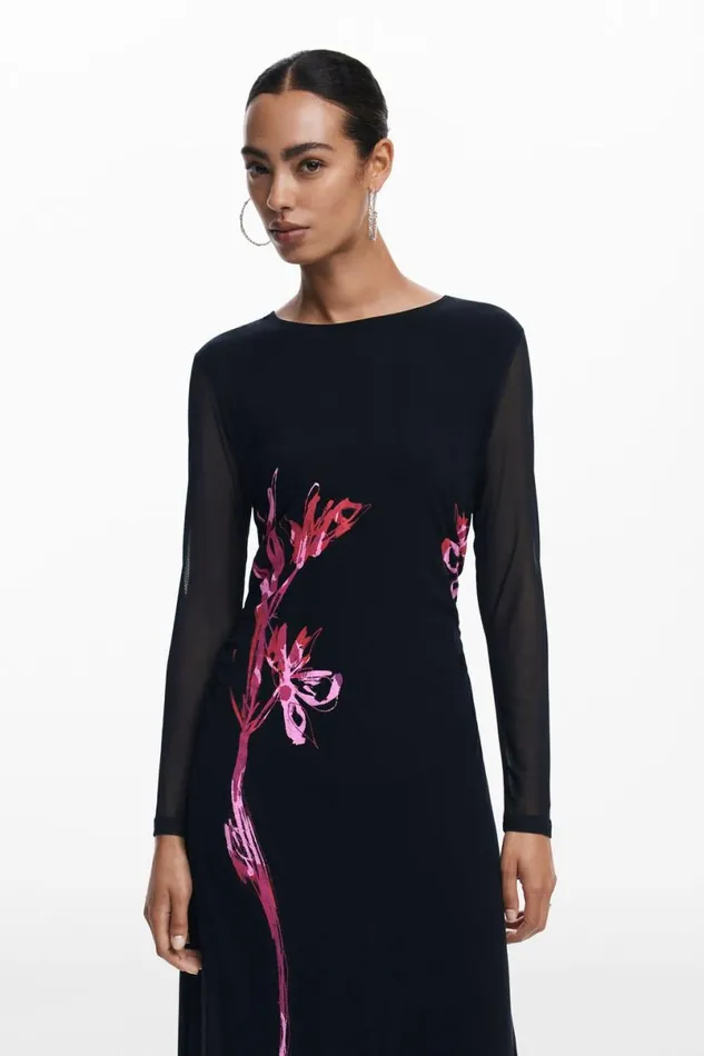 Women Dresses And Jumpsuits Desigual Asymmetric Long Lily Dress