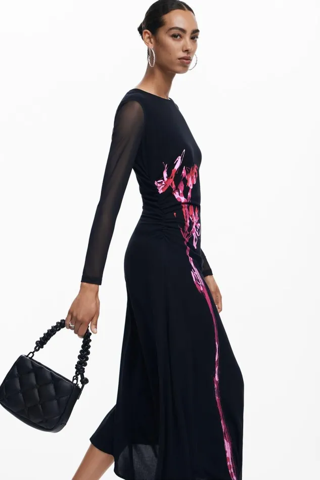 Women Dresses And Jumpsuits Desigual Asymmetric Long Lily Dress