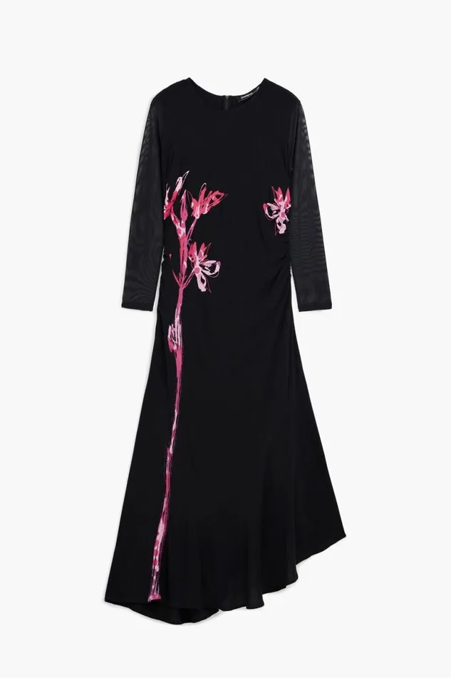Women Dresses And Jumpsuits Desigual Asymmetric Long Lily Dress