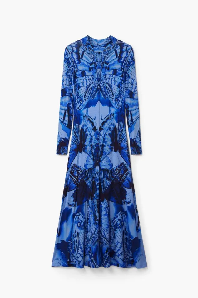 Women Dresses And Jumpsuits Desigual Butterfly Midi Dress