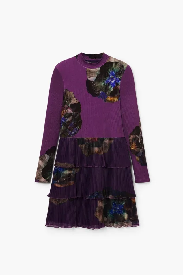 Women Dresses And Jumpsuits Desigual Floral Ruffle Dress