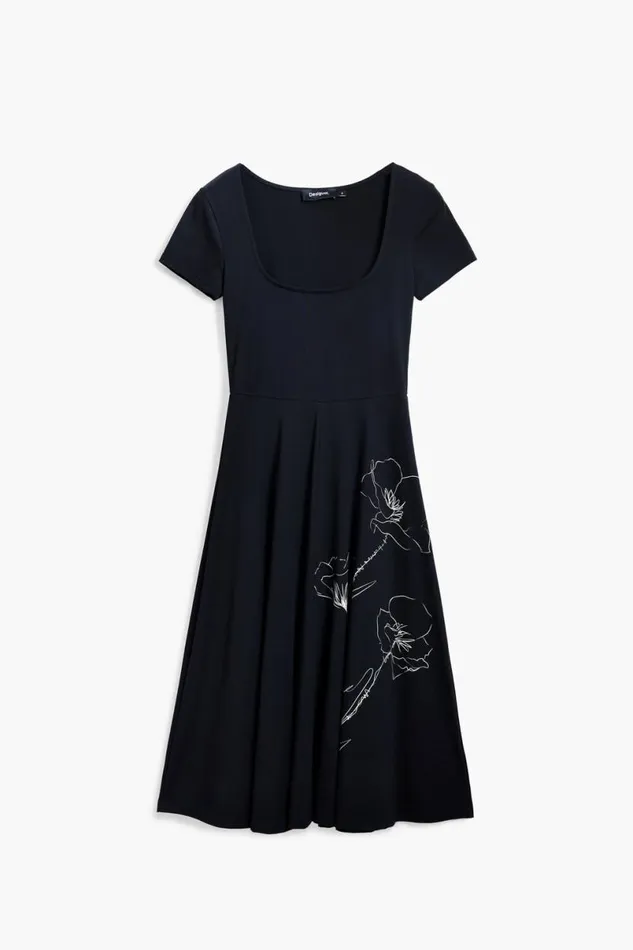 Women Dresses And Jumpsuits Desigual Lowcut Midi Dress