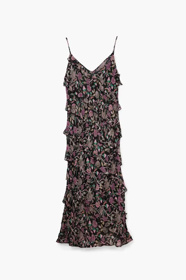 Women Dresses And Jumpsuits Desigual Midi Dress With Ruffles