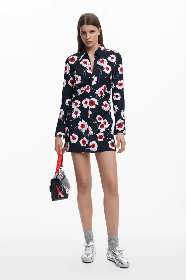 Women Dresses And Jumpsuits Desigual Printed Shirt Dress