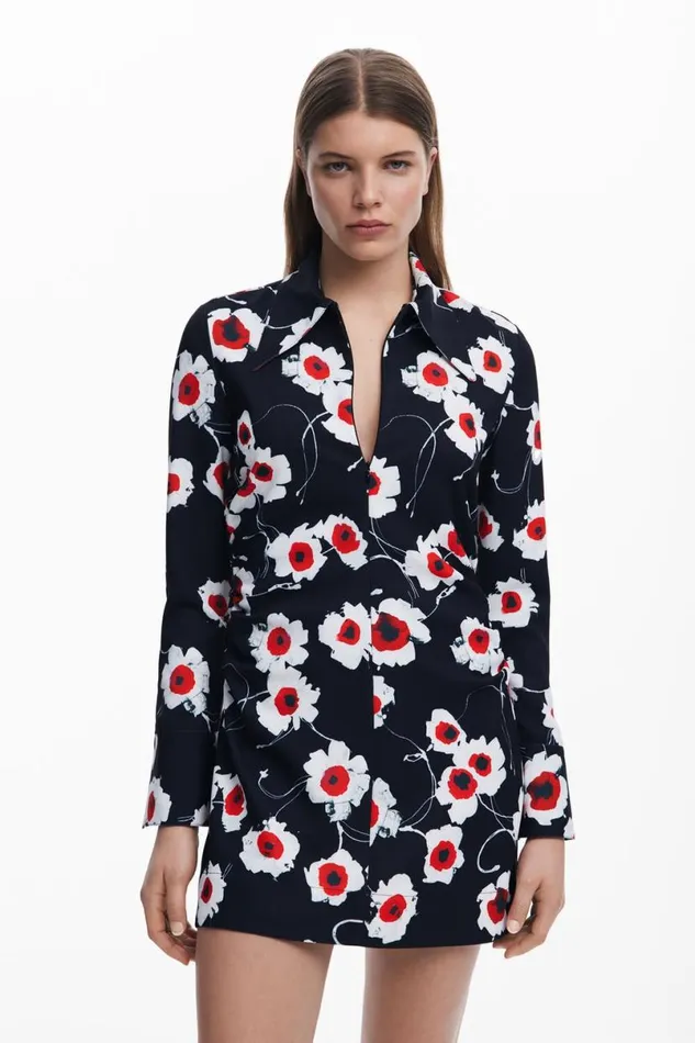 Women Dresses And Jumpsuits Desigual Printed Shirt Dress