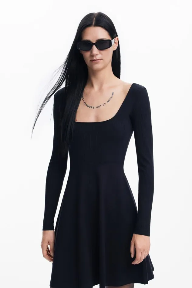 Women Dresses And Jumpsuits Desigual Short Flared Dress