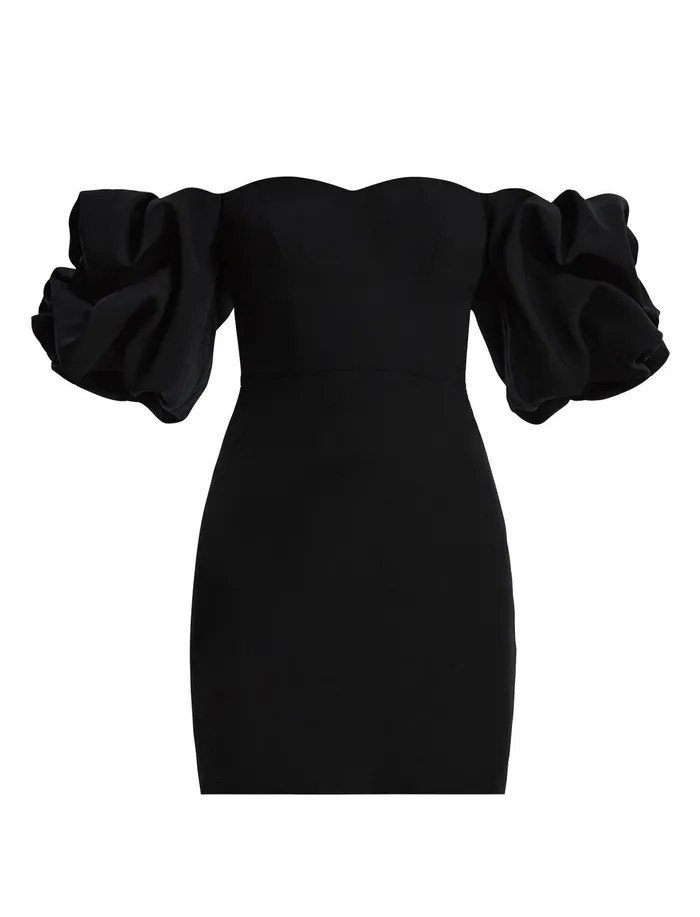 Women Dresses BCBG Black Bryony Mini Dress Black