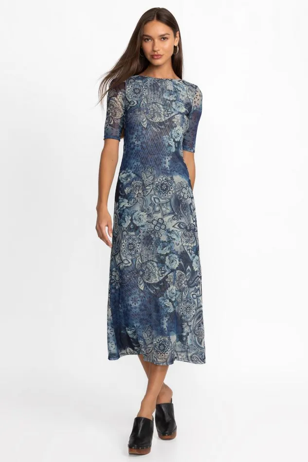 Women Dresses Johnny Was THE MESH MIDI DRESS Isobel Women Dresses Johnny Was THE MESH MIDI DRESS Isobel