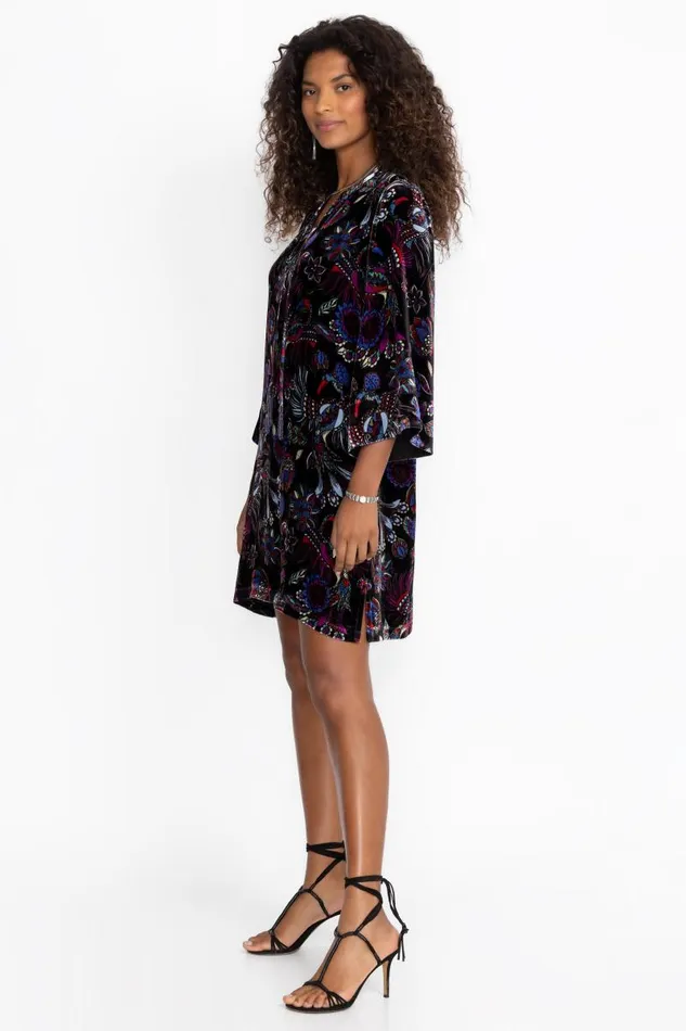 Women Dresses Johnny Was TIE FRONT KIMONO DRESS Avya Women Dresses Johnny Was TIE FRONT KIMONO DRESS Avya