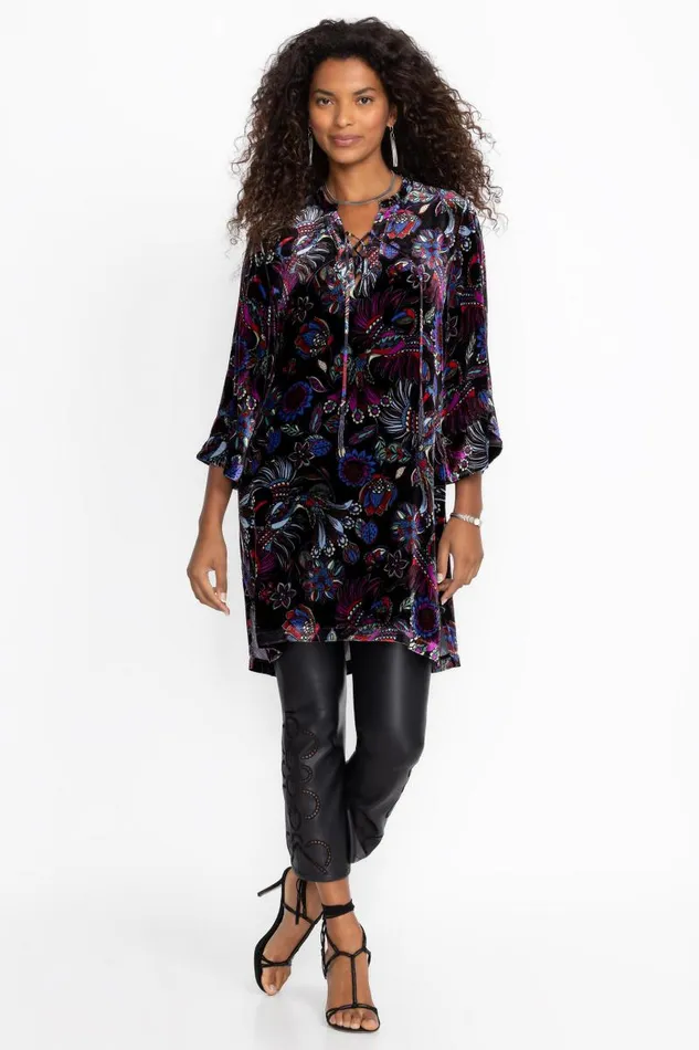 Women Dresses Johnny Was TIE FRONT KIMONO DRESS Avya Women Dresses Johnny Was TIE FRONT KIMONO DRESS Avya