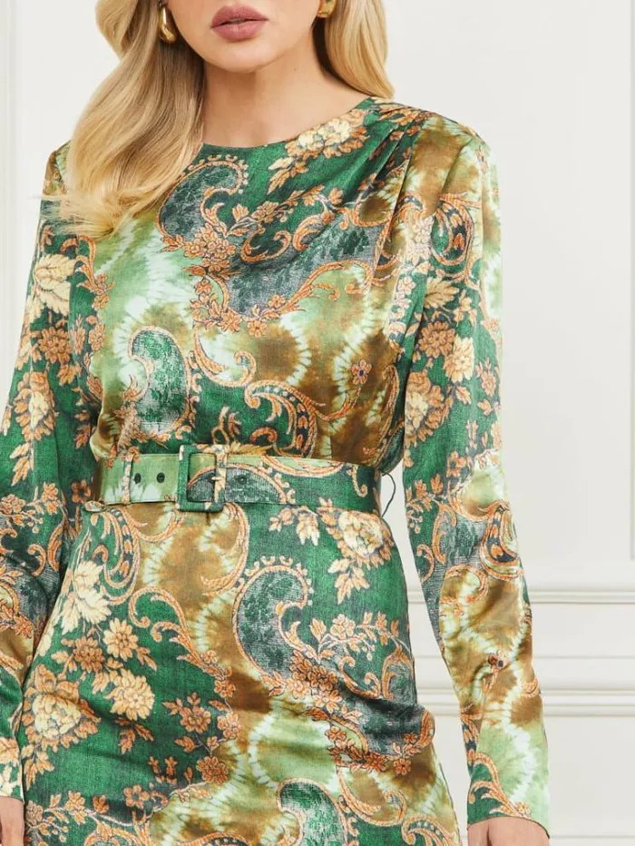 Women Dresses Marciano Cheryl Heirloom Dress Heirloom Print Women Dresses Marciano Cheryl Heirloom Dress Heirloom Print