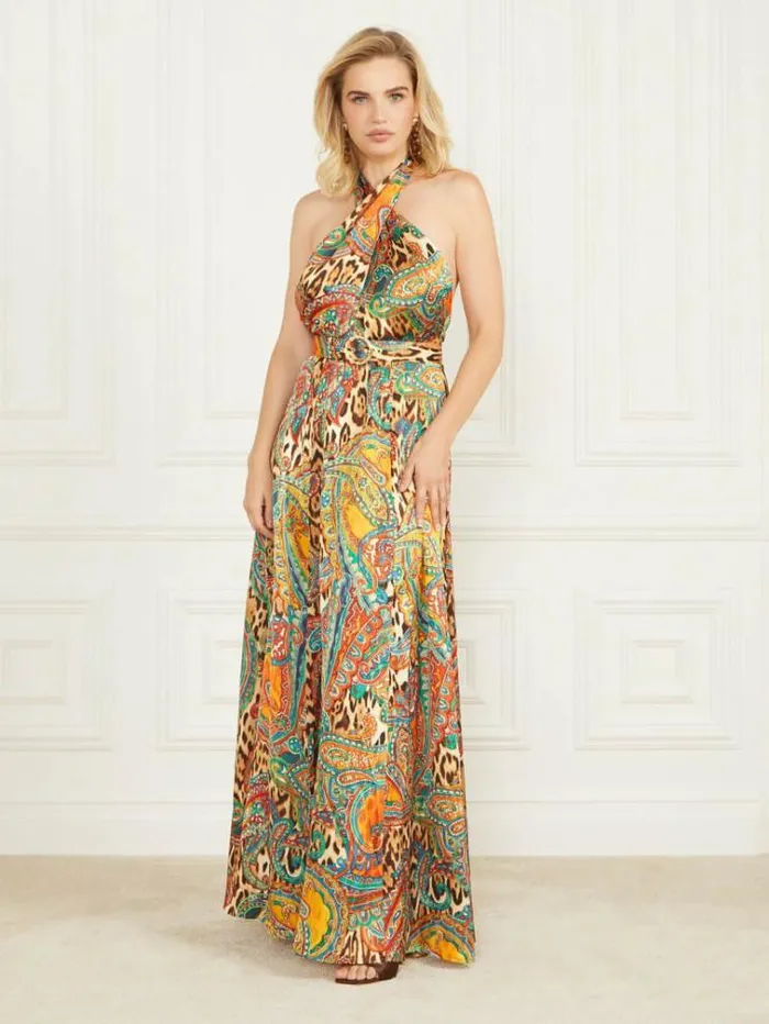Women Dresses Marciano Phoenix Rising Printed Maxi Dress Phoenix Rising Print