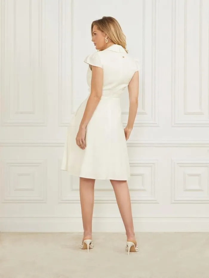 Women Dresses Marciano Sonia Midi Dress Pale Pearl Multi Women Dresses Marciano Sonia Midi Dress Pale Pearl Multi