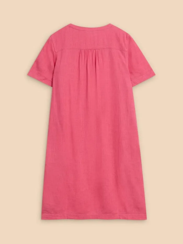 Women DRESSES White Stuff Lydia Shift Dress Mid Pink Women DRESSES White Stuff Lydia Shift Dress Mid Pink