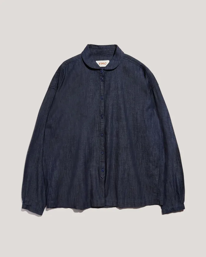 Women Earth Marianne Shirt Dark Indigo YMC Earth
