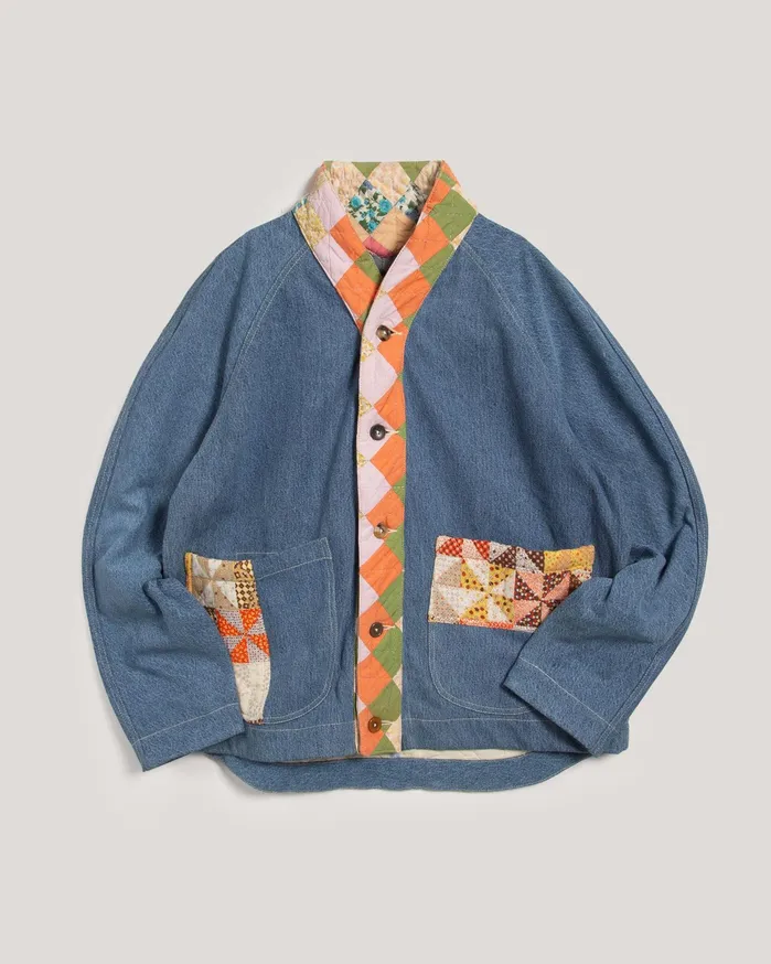 Women Erkin Jacket Indigo YMC Beyond Retro