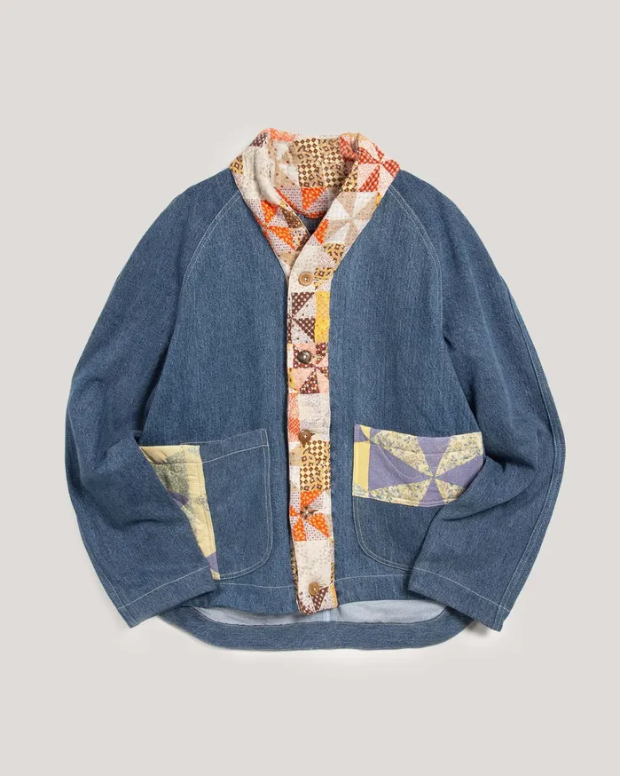 Women Erkin Jacket Indigo YMC Beyond Retro