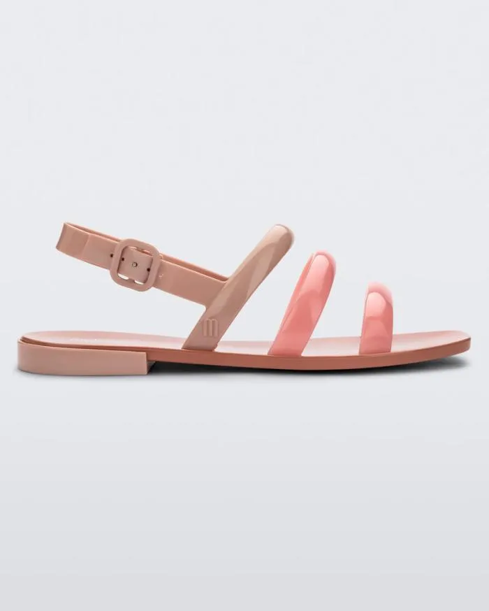 Women Essential Wave Beigepink Melissa Sandals