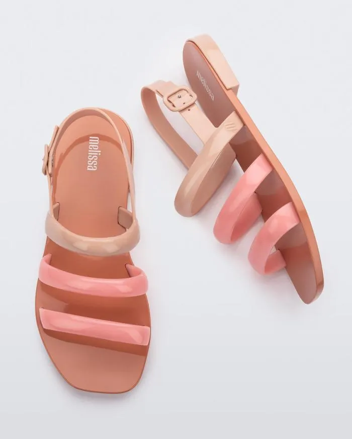 Women Essential Wave Beigepink Melissa Sandals