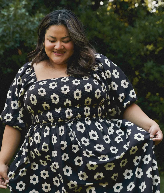 Women Extended Sizing Christy Dawn The Katrina Dress Extended Noir Daisy