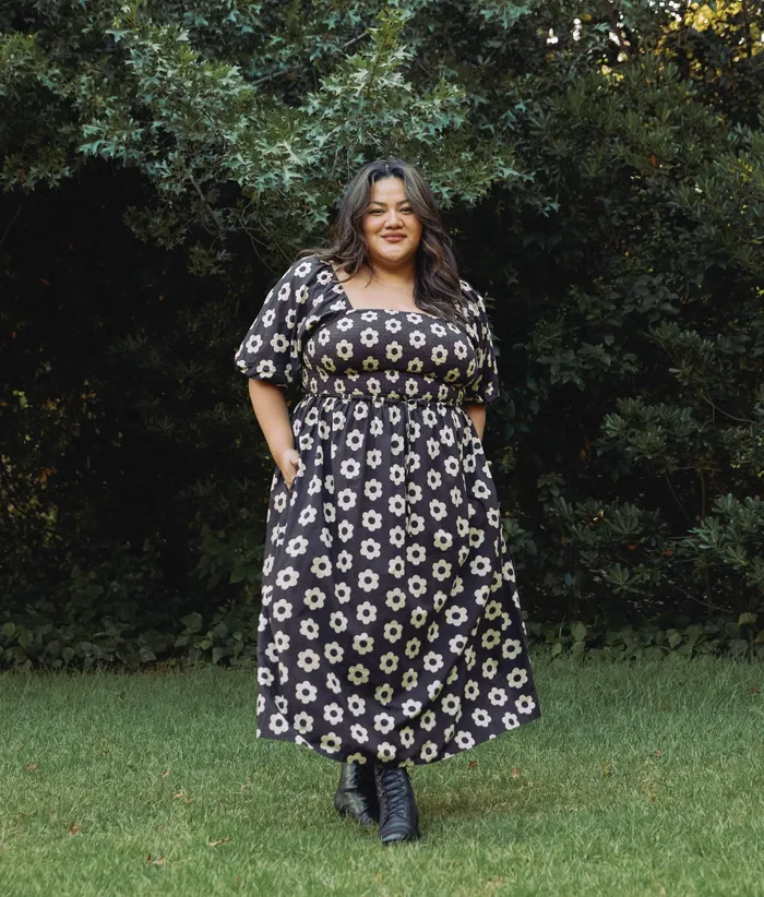 Women Extended Sizing Christy Dawn The Katrina Dress Extended Noir Daisy Women Extended Sizing Christy Dawn The Katrina Dress Extended Noir Daisy