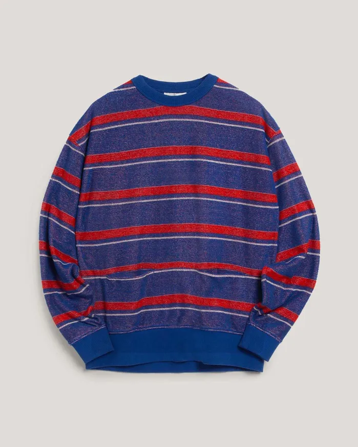 Women Frat Boy Sweatshirt Multi Stripe YMC Tops and TShirts